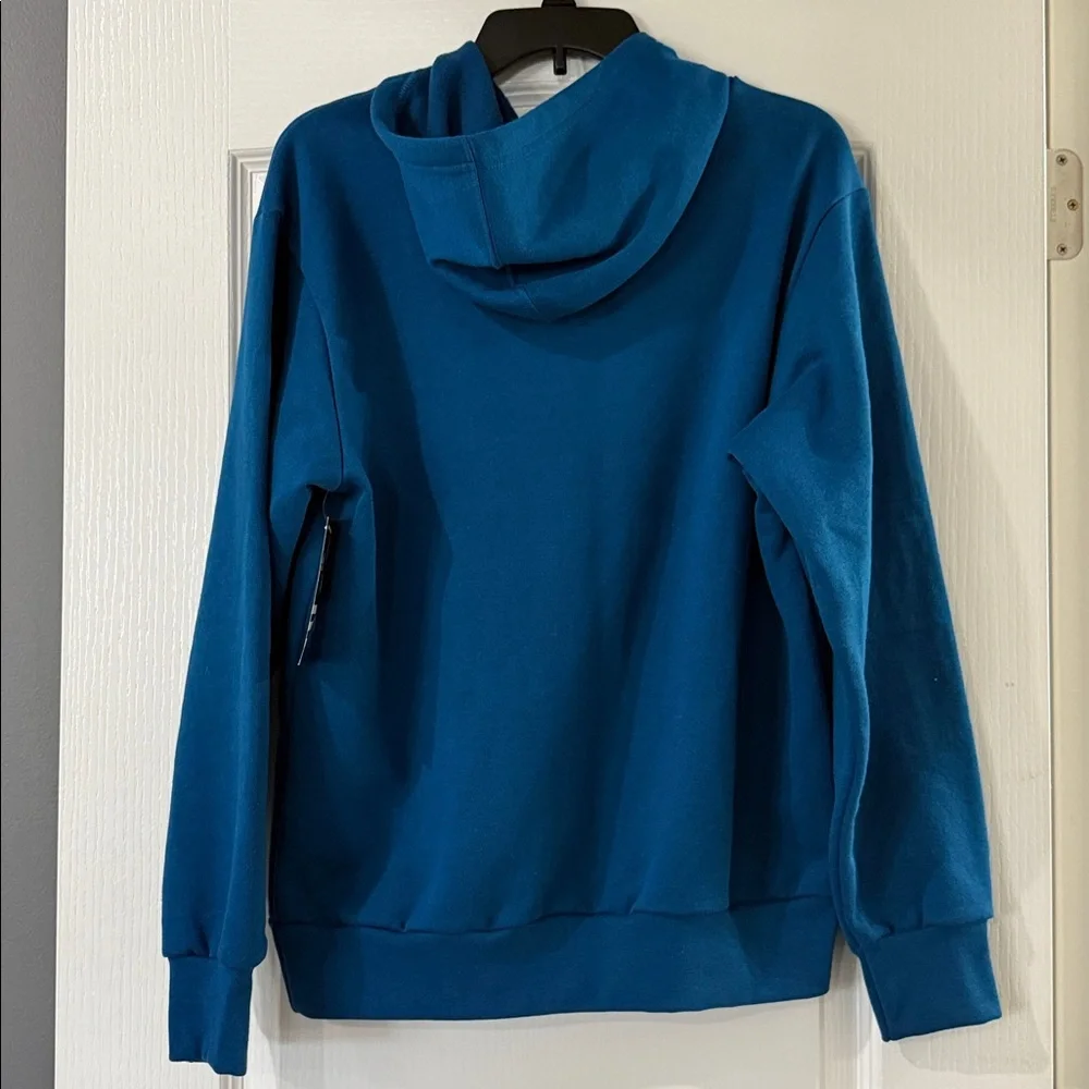 ADIDAS BLUE‎ HOODIE SWEATSHIRT SIZE MEDIUM NWT